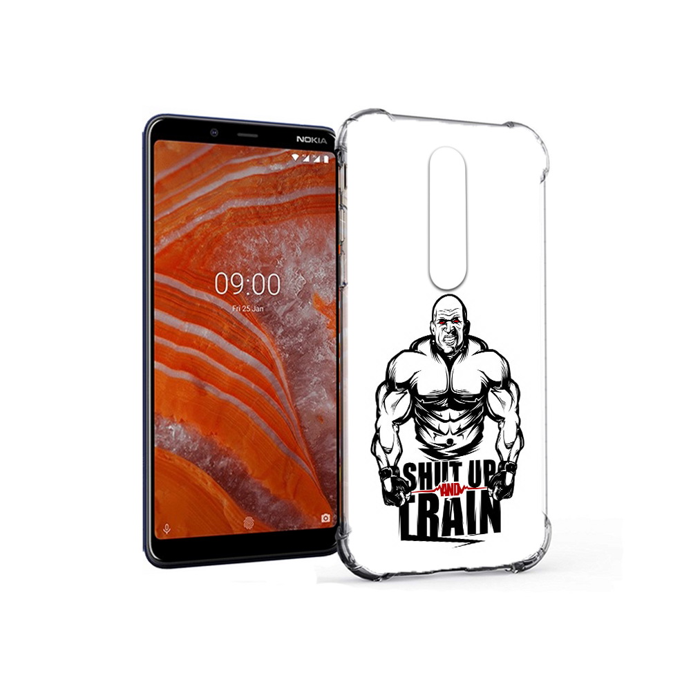 

Чехол MyPads Tocco для Nokia 3.1 Plus здоровое тело (PT121397.96.356), Прозрачный, Tocco