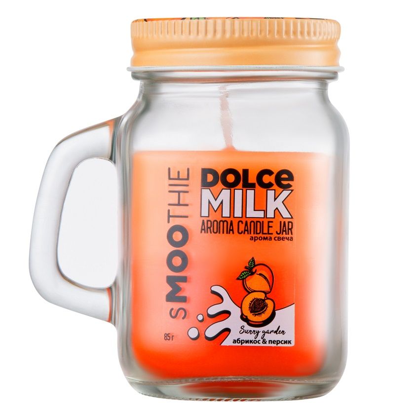

Свеча DOLCE MILK смузи Sunny Garden абрикос и персик 85 г, Sunny Garden абрикос и персик
