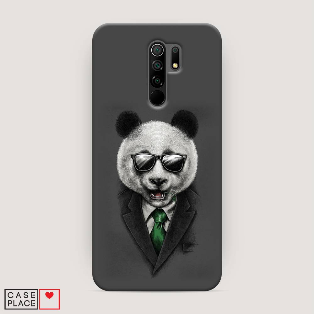 

Пластиковый чехол "Деловая панда" на Xiaomi Redmi 9, 38320-7