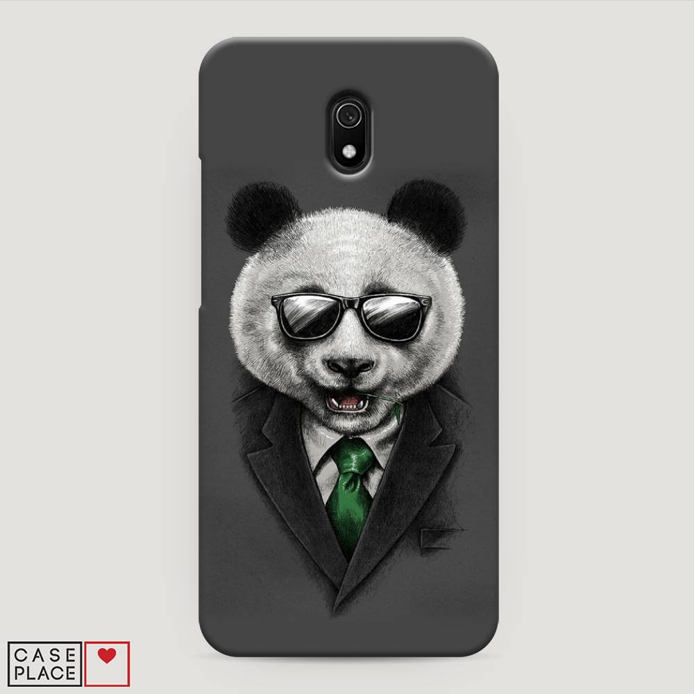 

Пластиковый чехол "Деловая панда" на Xiaomi Redmi 8A, 37220-7
