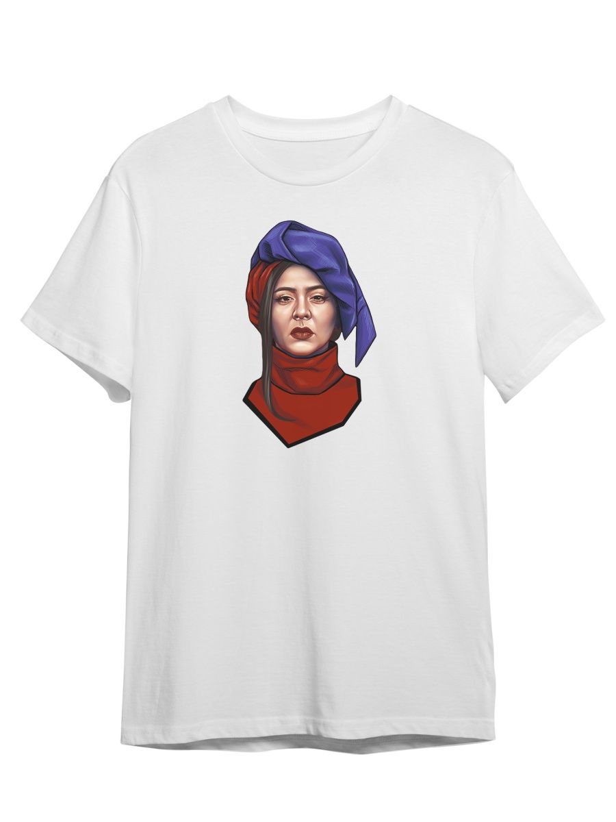 

Футболка унисекс СувенирShop Manizha/Манижа 2 белая M (46-48), Белый, "Manizha/Манижа" 2