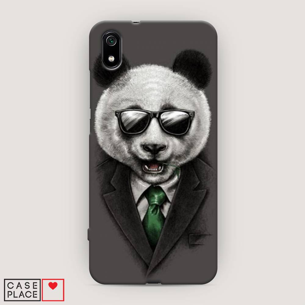 

Пластиковый чехол "Деловая панда" на Xiaomi Redmi 7A, 35420-7