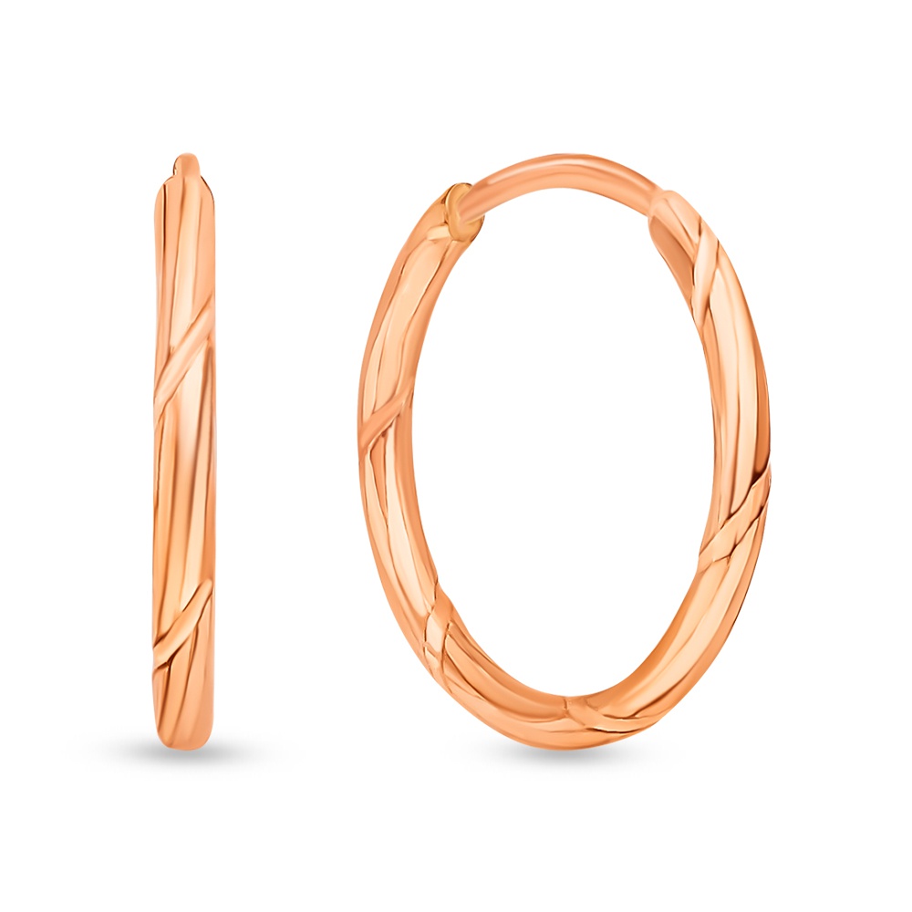 

Серьги конго из красного золота 585Gold 402004193, 402004193