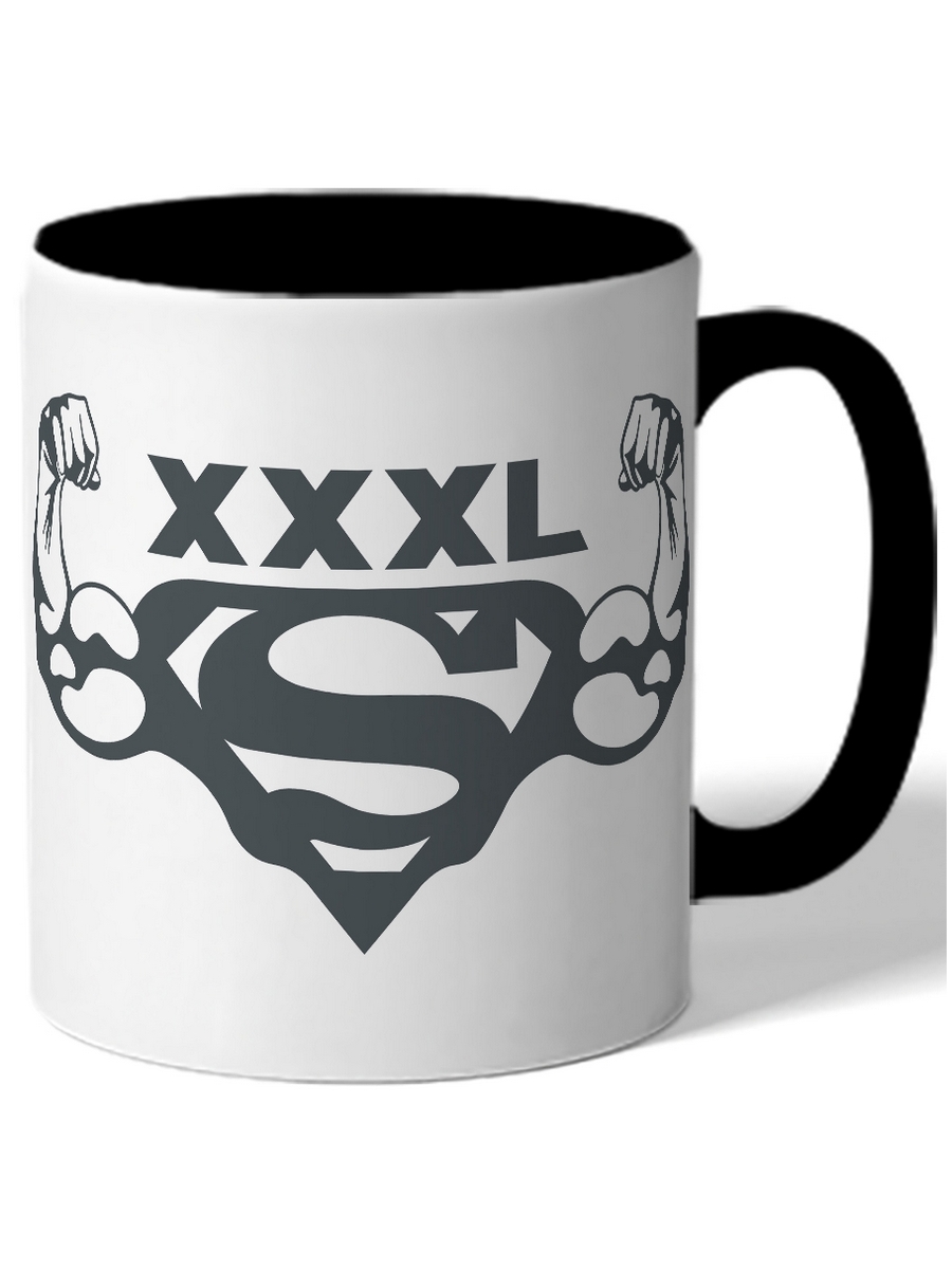 

Кружка DRABS XXXL знак супергероя с бицухами