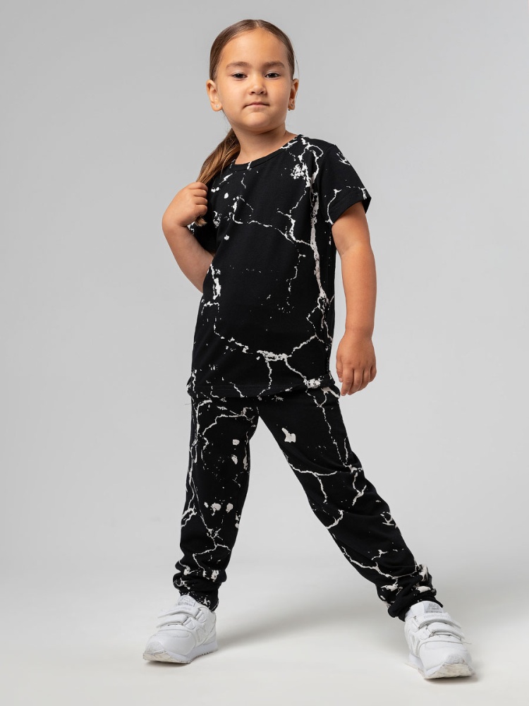 

Костюм детский Bodo 11-360U_(мрамор) цв. черный; белый р. 110, 11-360U