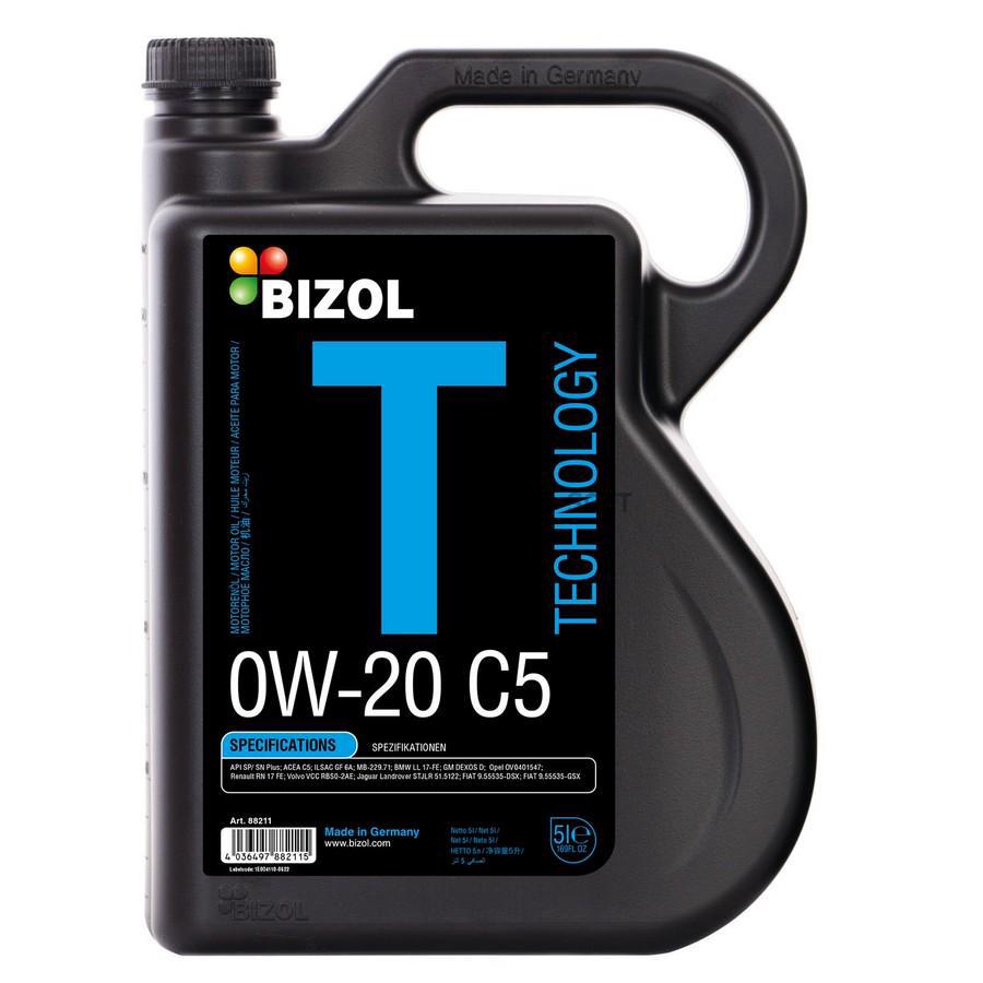 

Моторное масло BIZOL Technology C5 0W20 5л