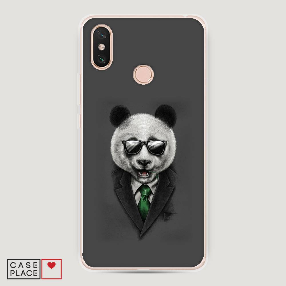 

Пластиковый чехол "Деловая панда" на Xiaomi Mi Max 3