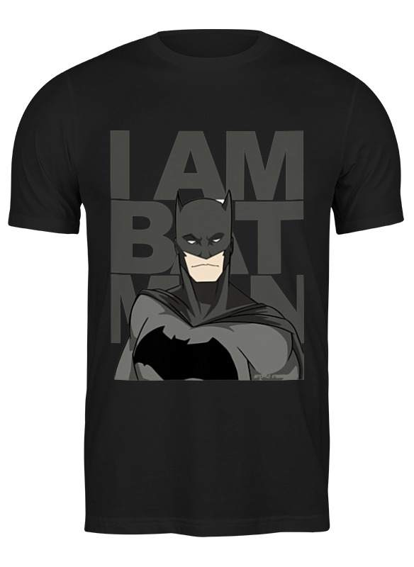 

Футболка мужская Printio Бэтмен (batman) черная XL, Черный, Бэтмен (batman)