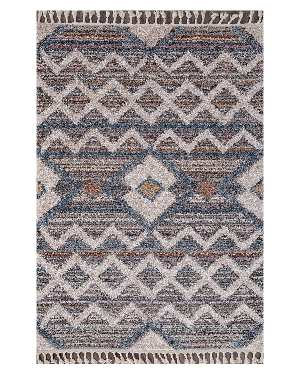 фото Ковёр merinos uvita 160x230 прямоугольный бежевый/серый/разноцветный o0465
