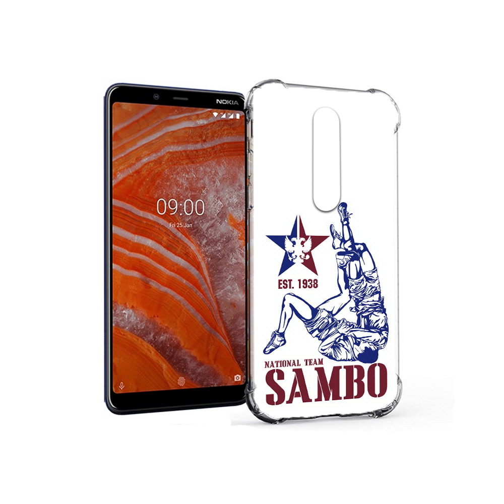 

Чехол MyPads Tocco для Nokia 3.1 Plus единоборства самбо (PT121397.96.344), Прозрачный, Tocco