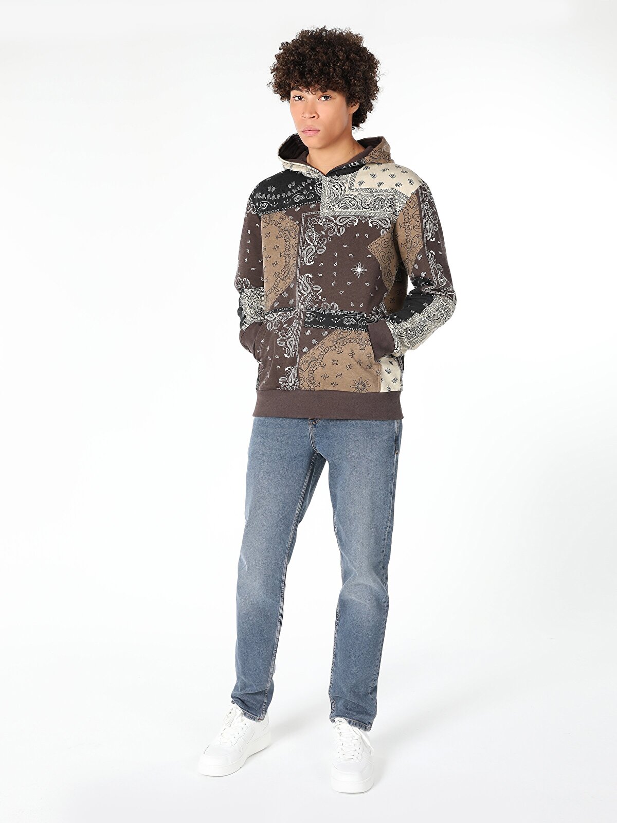 

Худи мужское Colin's CL1061133_Q1.V1_BRW коричневое S, CL1061133_Q1.V1_BRW