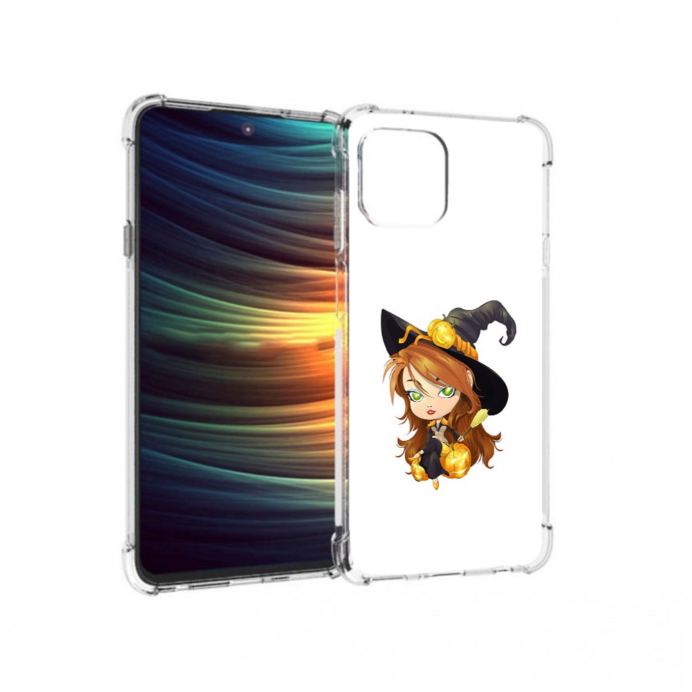 

Чехол MyPads Tocco для Motorola 20 Lite Ведьмочка (PT227073.348.40), Прозрачный, Tocco