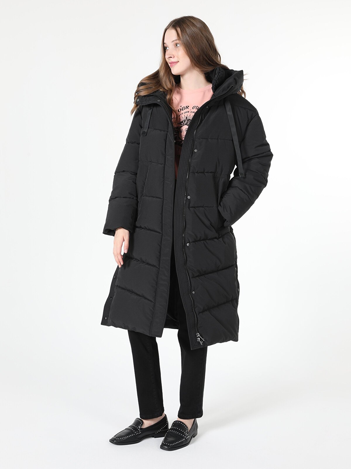 

Пальто женское Colin's CL1060952_Q1.V1_BLK черное L, CL1060952_Q1.V1_BLK