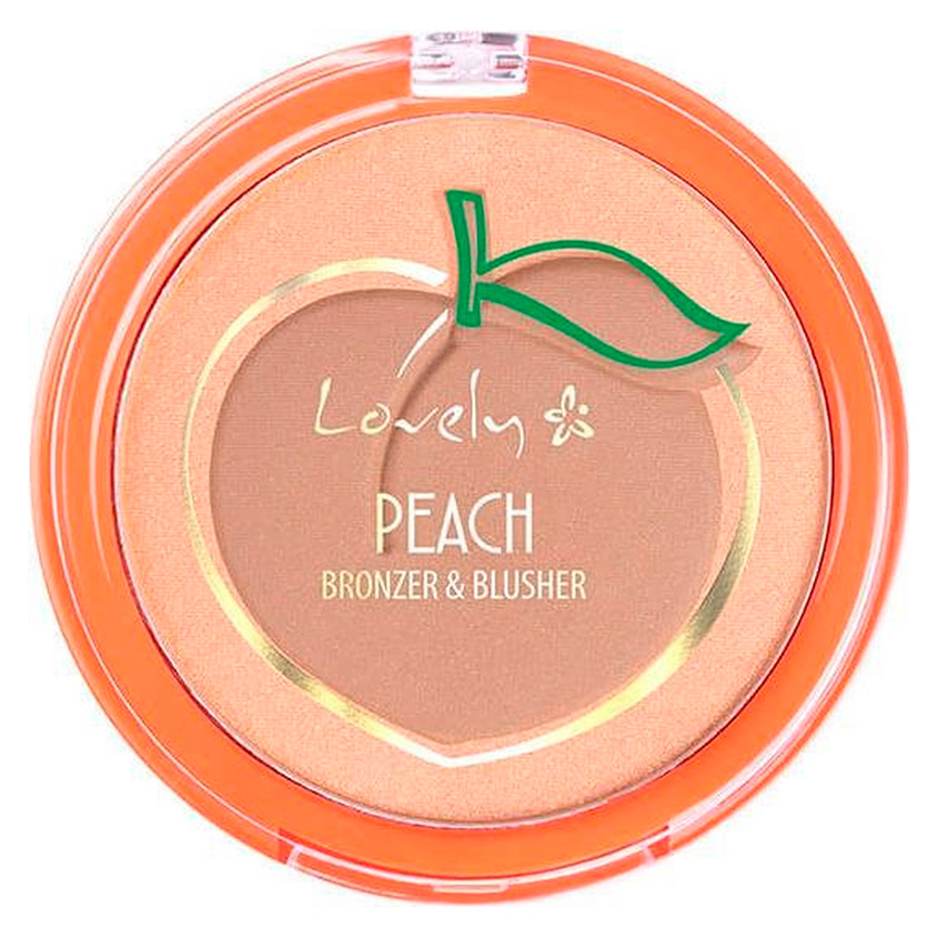 фото Румяна и бронзирующая пудра для лица lovely peach bronzer & blusher