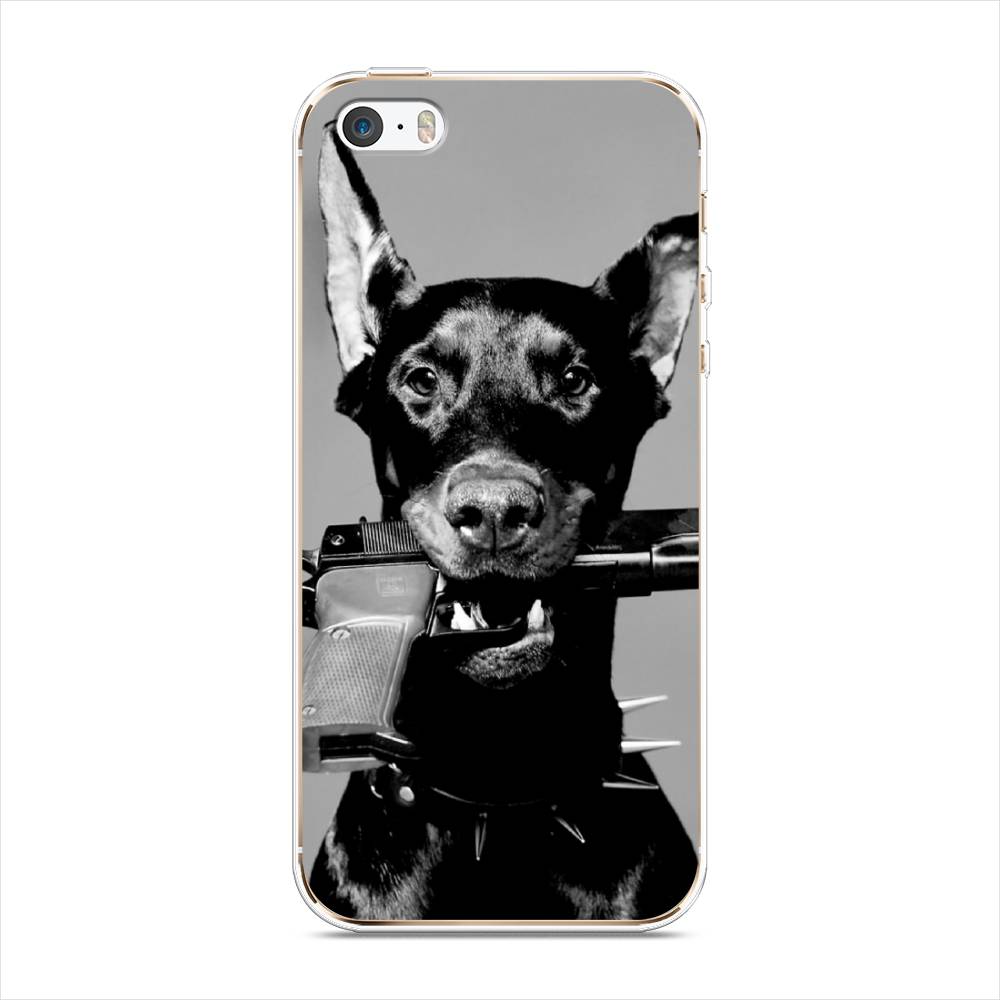 

Чехол Awog "Доберман" для Apple iPhone 5/5S/SE