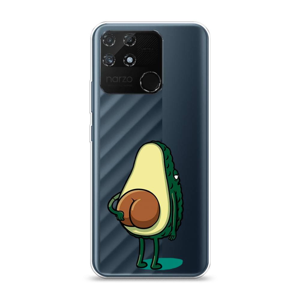 

Чехол Awog на Realme Narzo 50A "Попа авокадо", Разноцветный, 258450-10