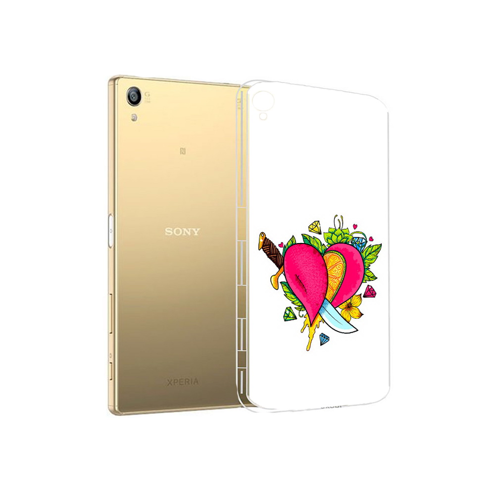 

Чехол MyPads Tocco для Sony Xperia Z5 Premium Фруктовое сердце (PT23243.222.188), Прозрачный, Tocco