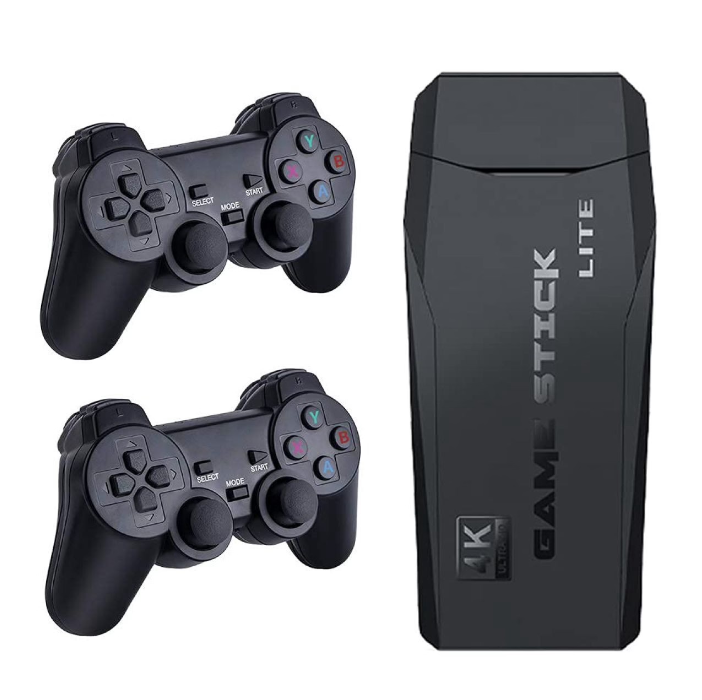 

Приставка 8/16bit Game Stick M8 для Dendy, PS One, PSP, Sega, 10000 игр, Черный, M8
