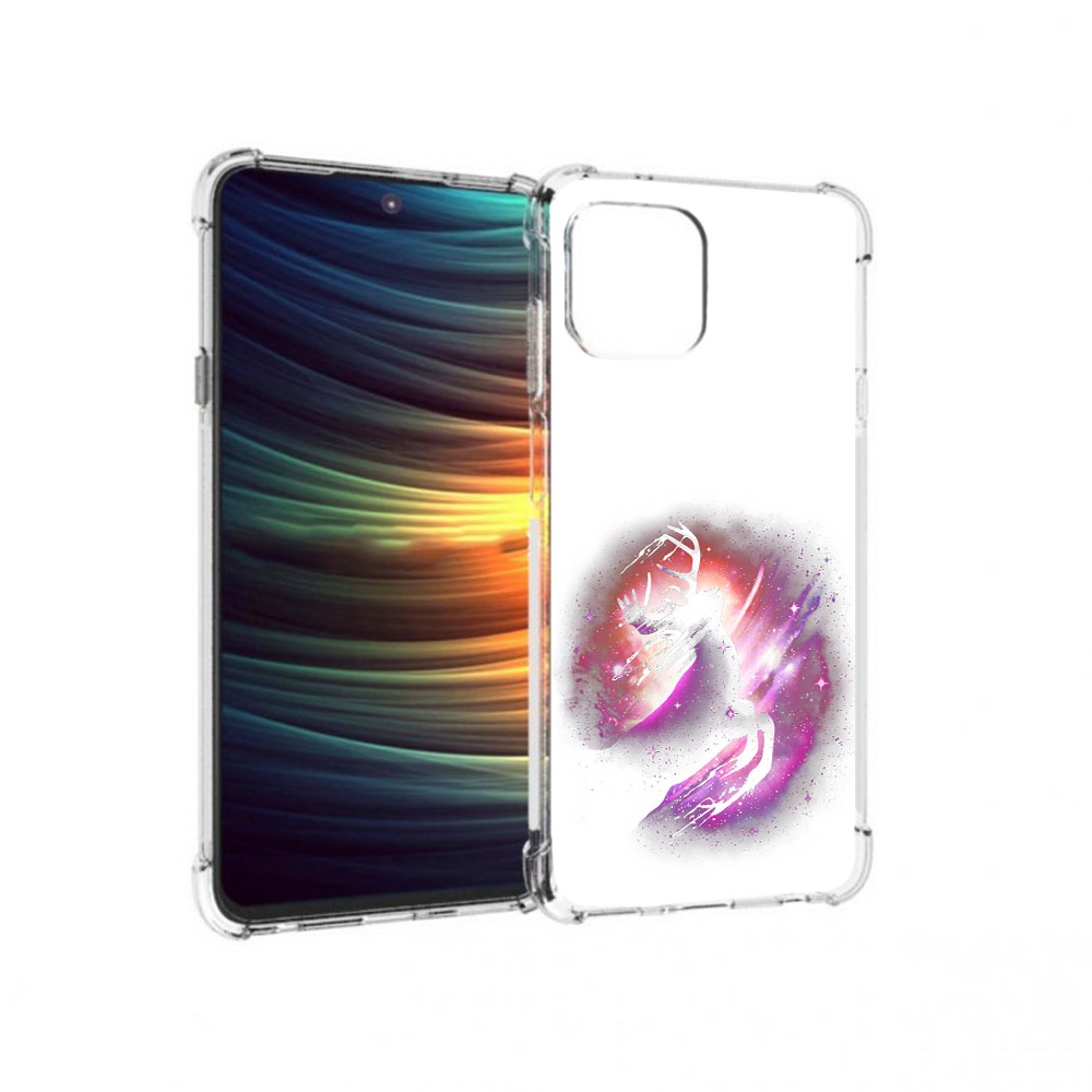 

Чехол MyPads Tocco для Motorola 20 Lite звездный олень (PT227073.348.354), Прозрачный, Tocco