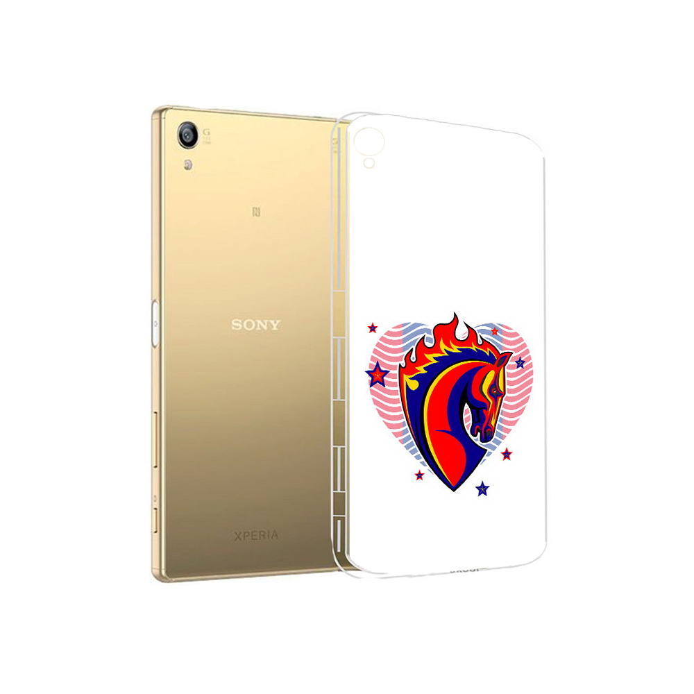 

Чехол MyPads Tocco для Sony Xperia Z5 Premium ФК ЦСЛ Лошадь (PT23243.222.180), Прозрачный, Tocco