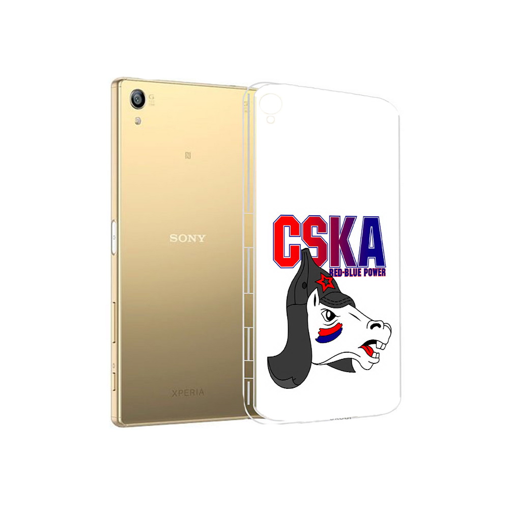 Чехол MyPads Tocco для Sony Xperia Z5 Premium ФК ЦСК лошадка россия (PT23243.222.179)