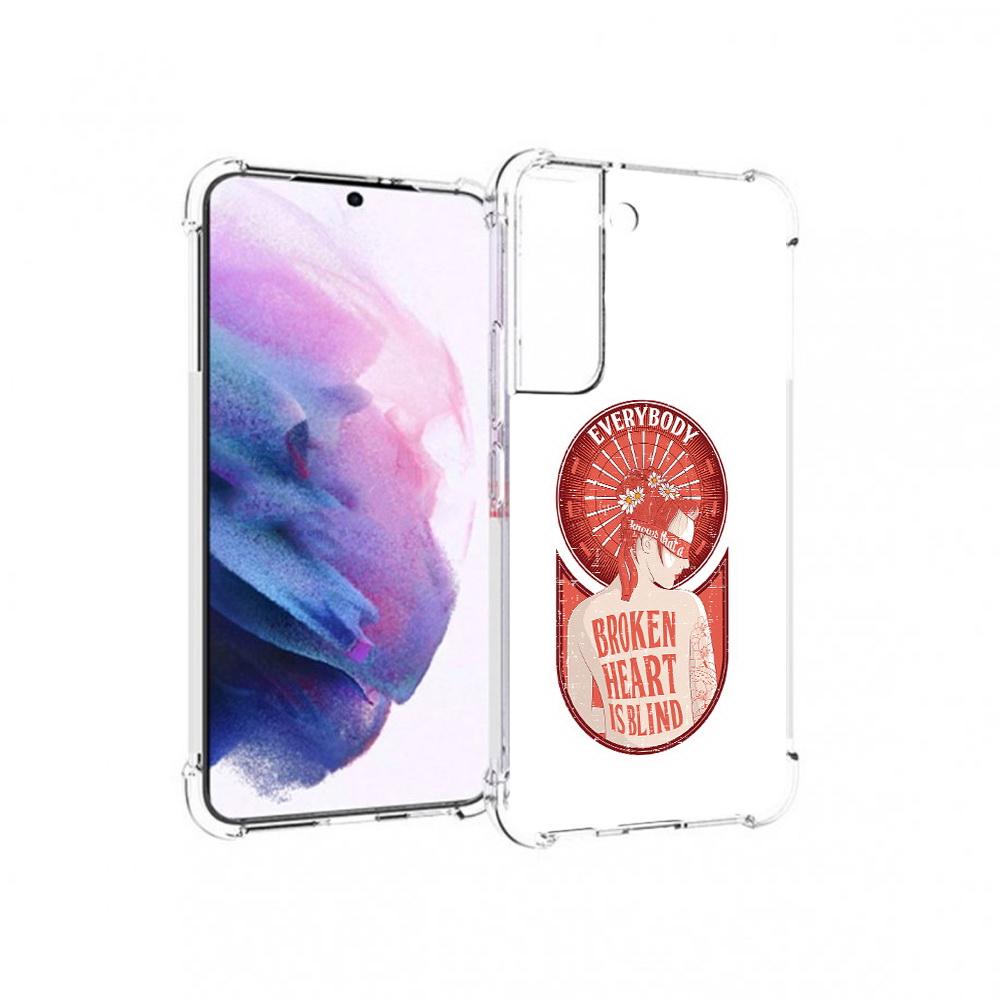 

Чехол MyPads Tocco для Samsung Galaxy S22 девушка разбитое сердце (PT194926.508.310), Прозрачный, Tocco