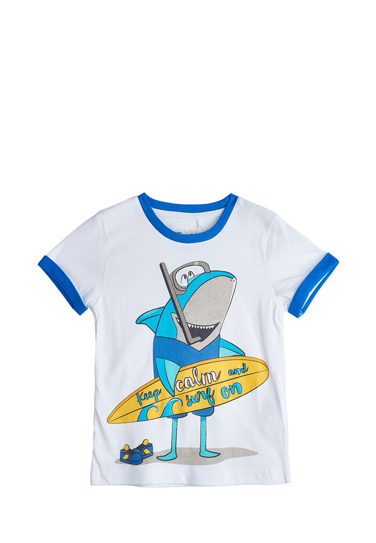 

Футболка детская Max&jessi SS19C302A01246 белый р.122, SS19C302A01246