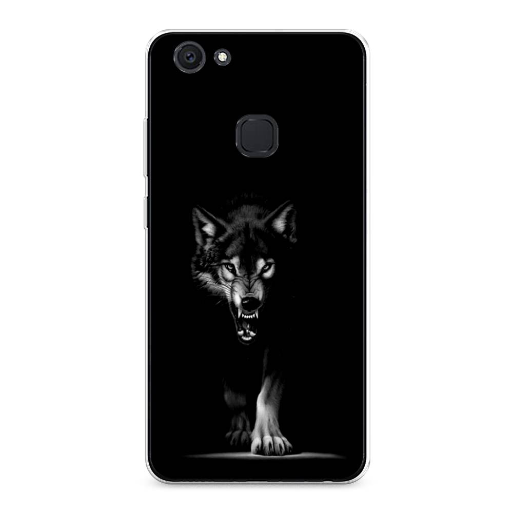 

Чехол Awog на Vivo V7 Plus "Волк выходит из ночи", Разноцветный, 260750-1