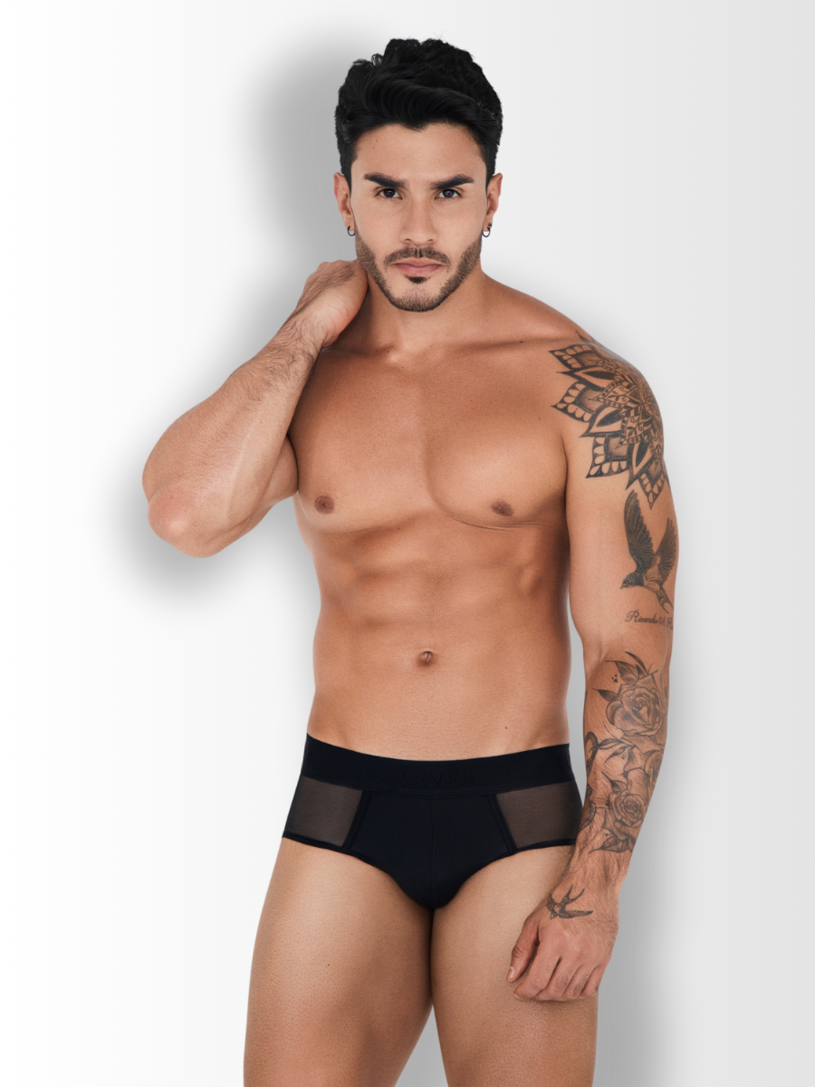 Трусы мужские Clever Masculine Underwear 1512 черные XL