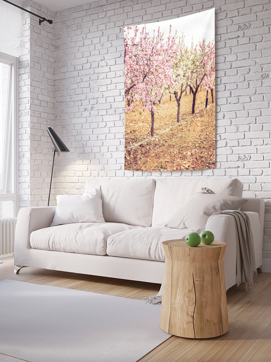 

Вертикальное фотопанно на стену JoyArty Миндальный сад 100x150 см, Миндальный сад