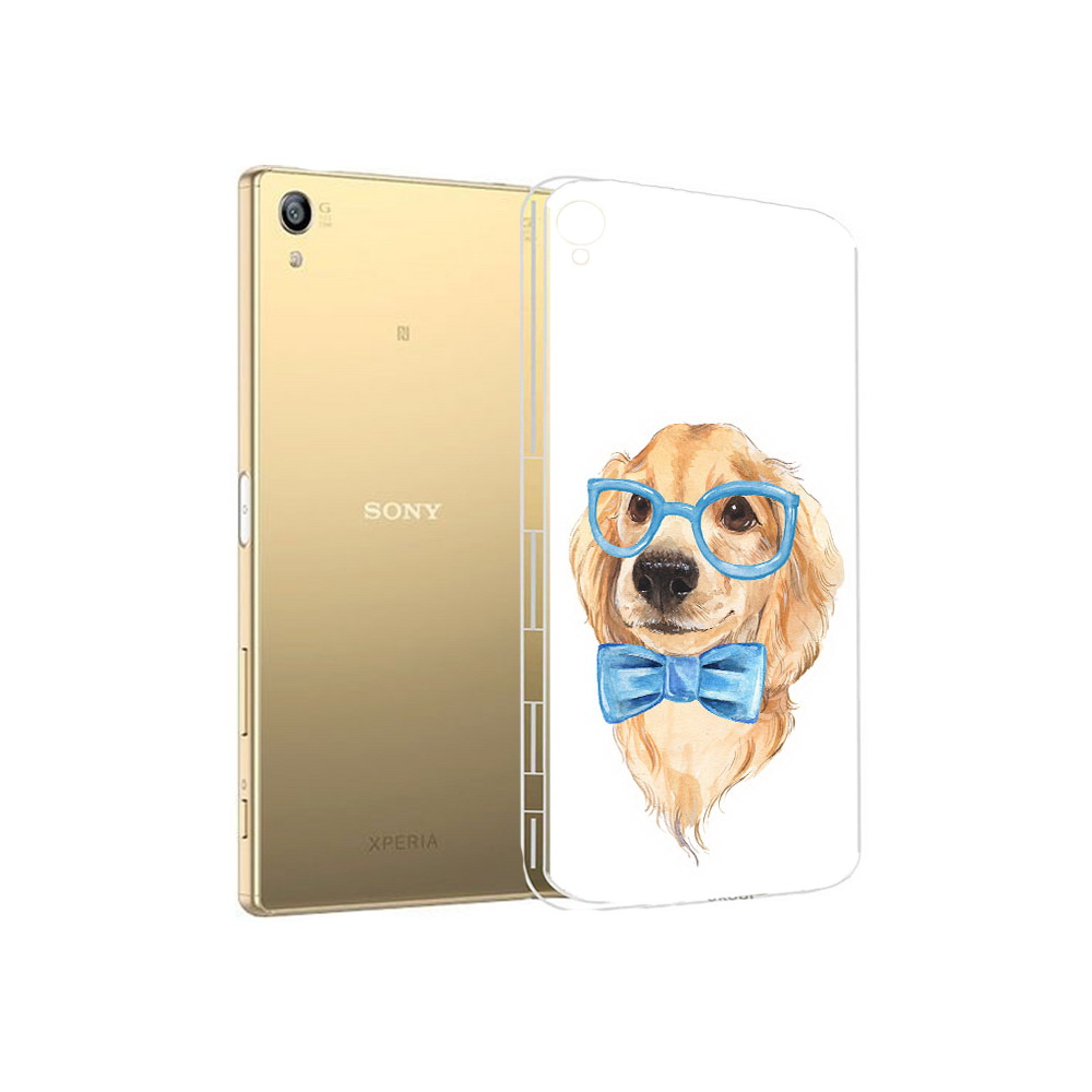 

Чехол MyPads Tocco для Sony Xperia Z5 Premium Собака интеллигент (PT23243.222.159), Прозрачный, Tocco