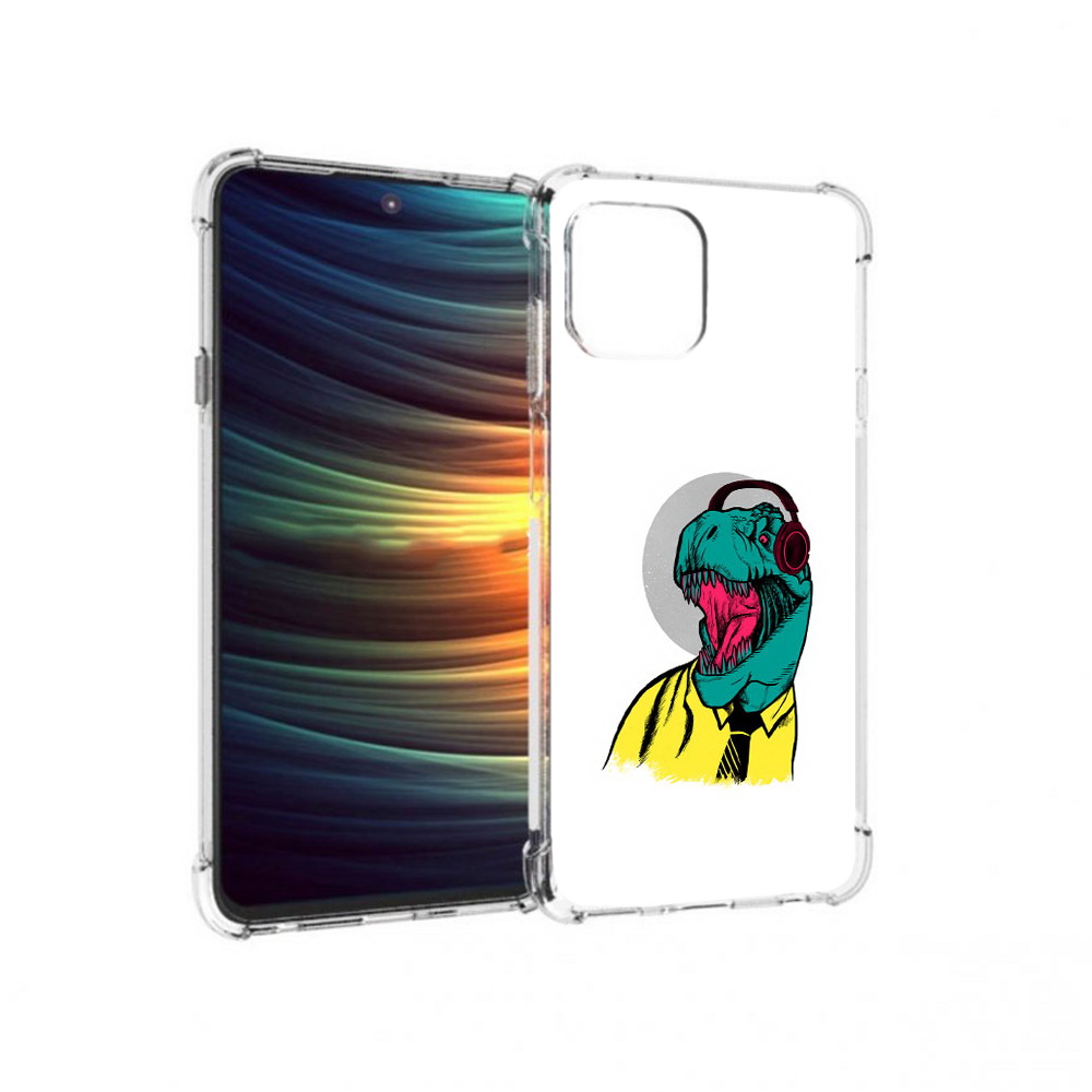 

Чехол MyPads Tocco для Motorola 20 Lite дино (PT227073.348.326), Прозрачный, Tocco