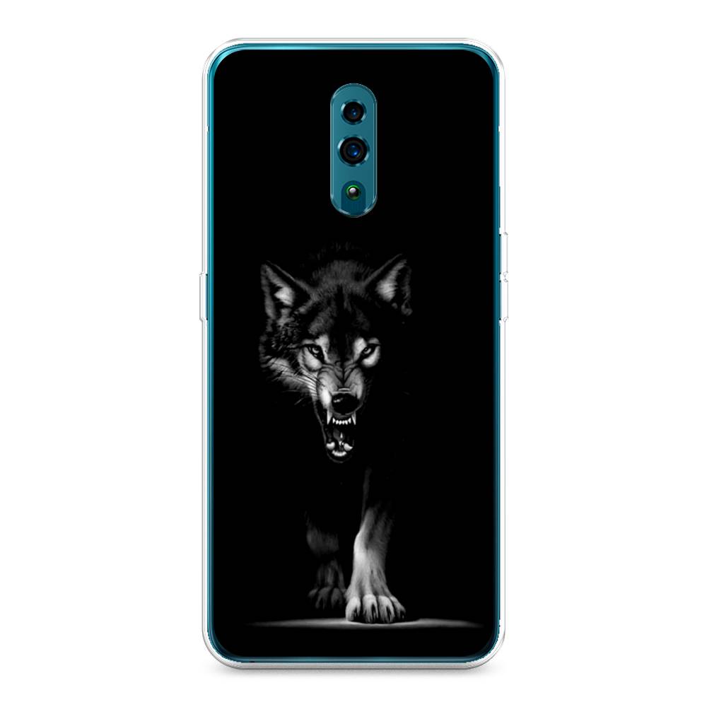 

Чехол Awog на Oppo Reno "Волк выходит из ночи", Разноцветный, 250750-1