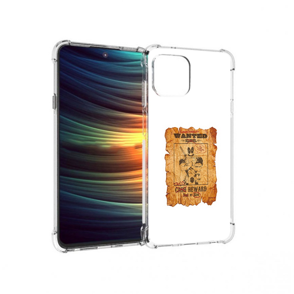 

Чехол MyPads Tocco для Motorola 20 Lite дедпул (PT227073.348.317), Прозрачный, Tocco
