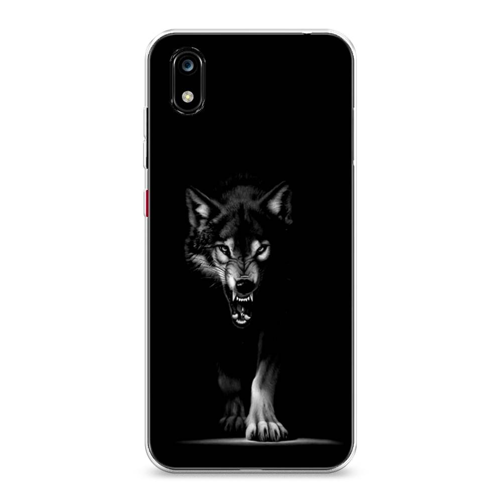

Чехол Awog на ZTE Blade A7 2019 / ЗТЕ Блэйд A7 2019 "Волк выходит из ночи", Разноцветный, 133150-1