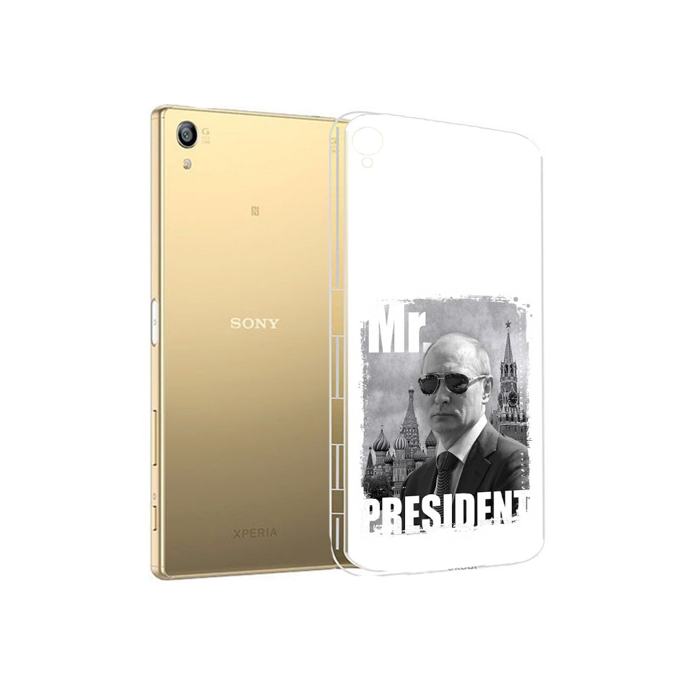 

Чехол MyPads Tocco для Sony Xperia Z5 Premium Путин (PT23243.222.141), Прозрачный, Tocco