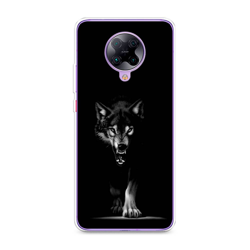 

Чехол Awog на Xiaomi Redmi K30 Pro "Волк выходит из ночи", Разноцветный, 38850-1