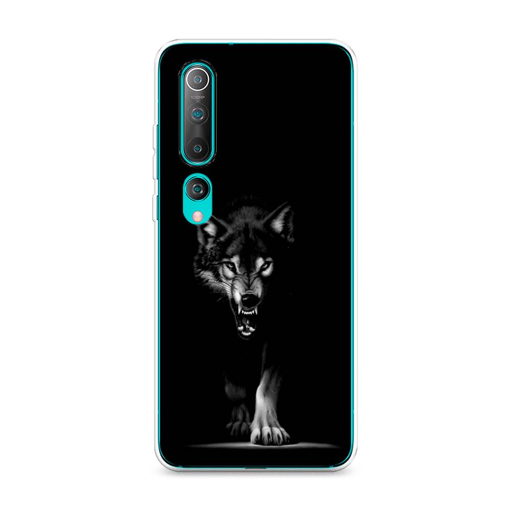 

Чехол Awog на Xiaomi Mi 10 "Волк выходит из ночи", Разноцветный, 37550-1