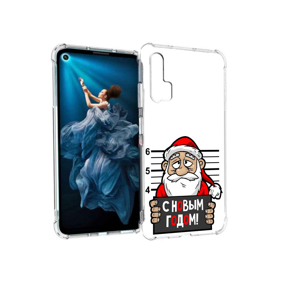 

Чехол MyPads Tocco для Honor 20 Pro ДМ с новым годом заключенный (PT129185.18.59), Прозрачный, Tocco