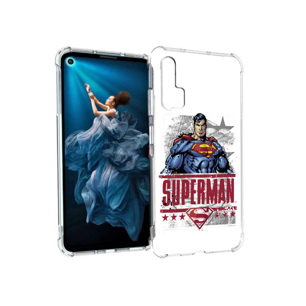 

Чехол MyPads Tocco для Honor 20 Pro рисунок супермен (PT129185.18.583), Прозрачный, Tocco