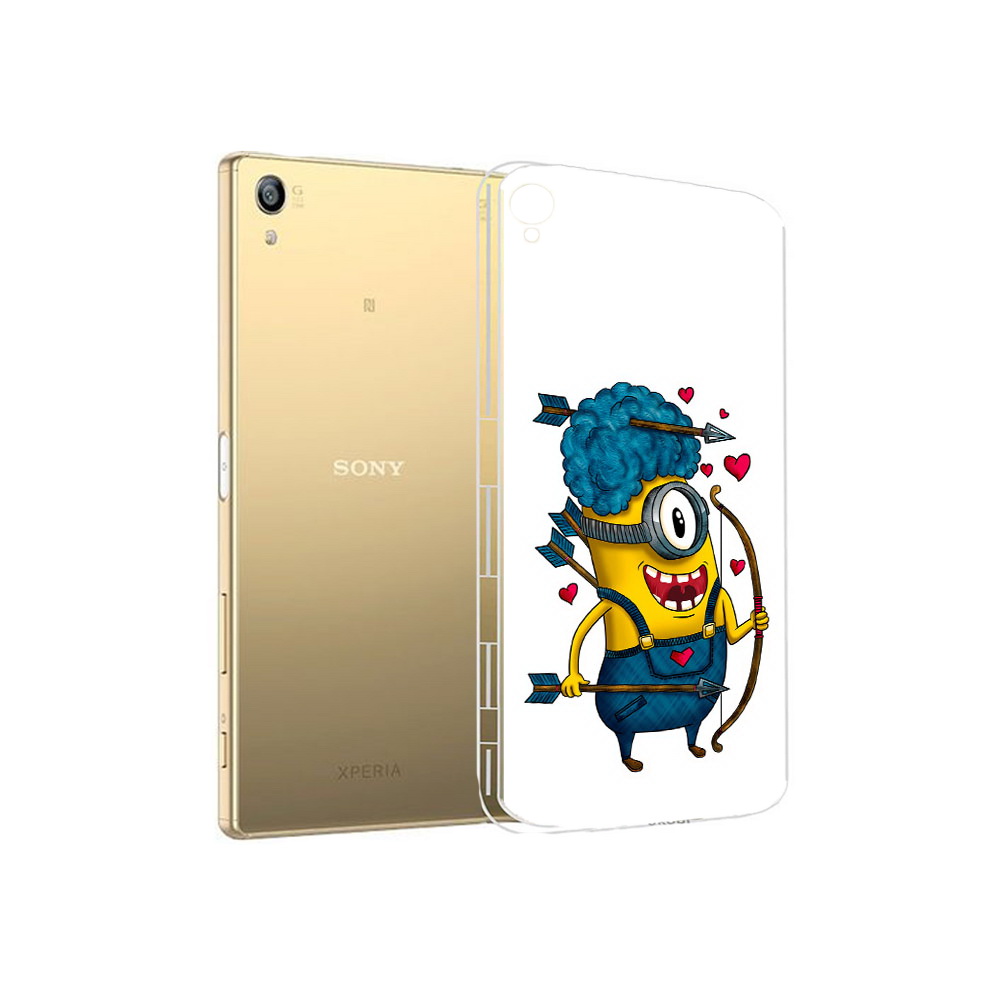 

Чехол MyPads Tocco для Sony Xperia Z5 Premium Миньон купидон (PT23243.222.117), Прозрачный, Tocco
