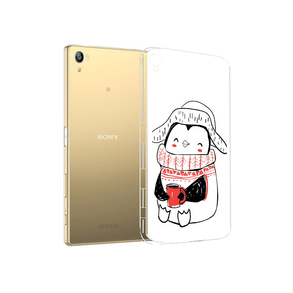 

Чехол MyPads Tocco для Sony Xperia Z5 Premium Милый пингвин (PT23243.222.115), Прозрачный, Tocco