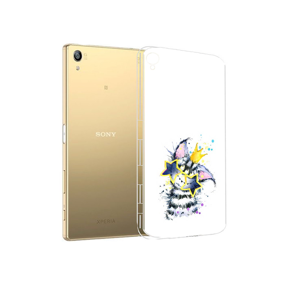 

Чехол MyPads Tocco для Sony Xperia Z5 Premium Мартовский Нуся (PT23243.222.114), Прозрачный, Tocco