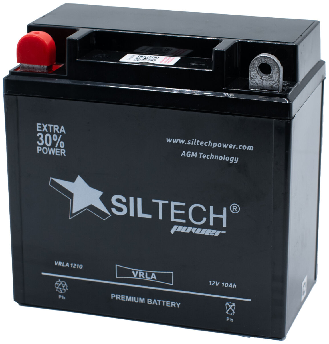 Аккумулятор SILTECH VRLA 1210 (12N9-3B) 10 Ач 140 А прямая полярность