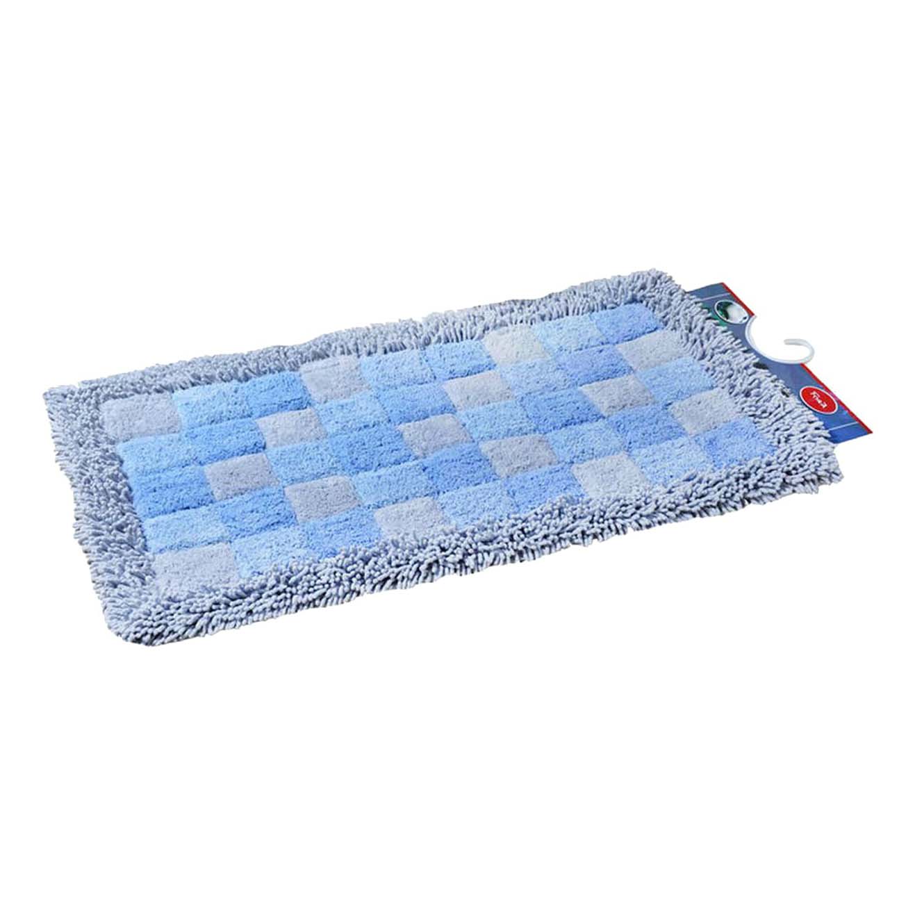 

Коврик для ванной Fora Шахматы голубой 50 x 80 см
