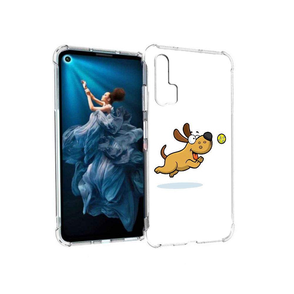 

Чехол MyPads Tocco для Honor 20 Pro пёсик (PT129185.18.563), Прозрачный, Tocco