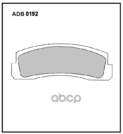 Колодки передние ваз 2121,2123 chevrolet niva allied nippon adb 0192