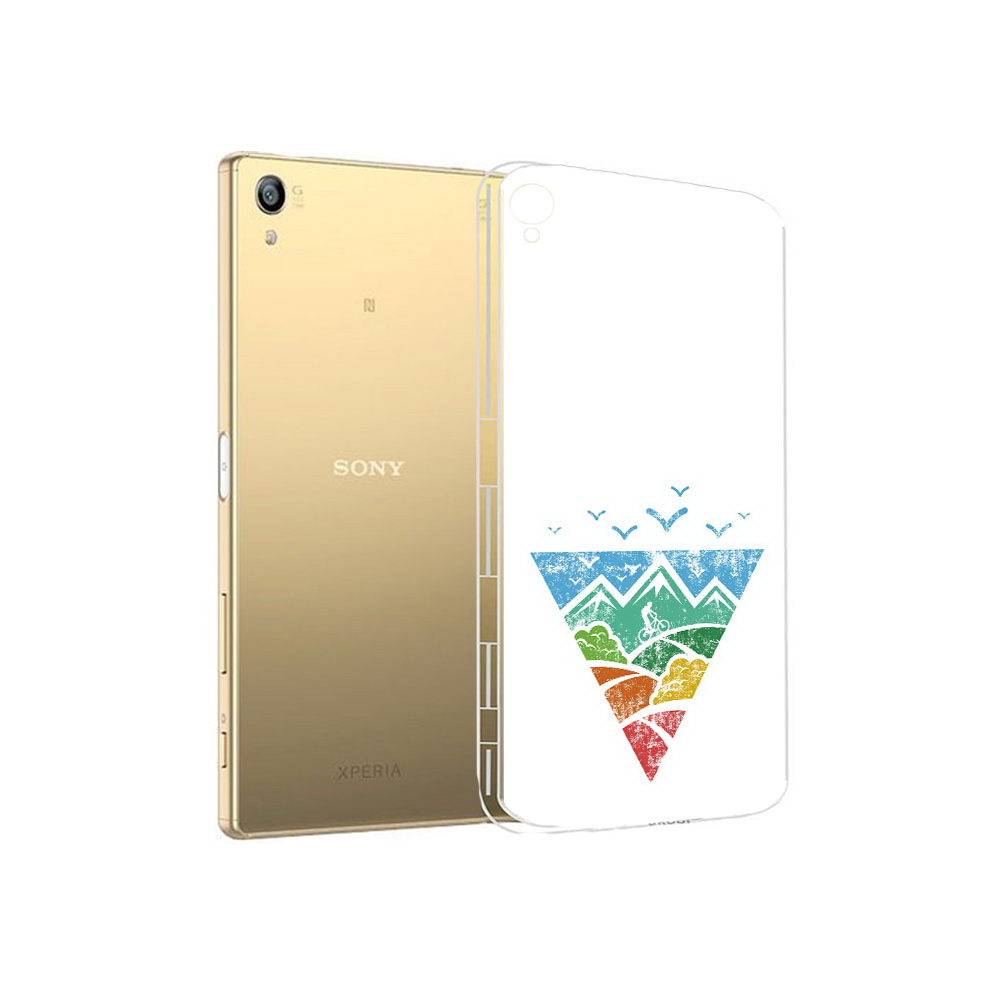 

Чехол MyPads Tocco для Sony Xperia Z5 Premium Лес земля море чайки (PT23243.222.105), Прозрачный, Tocco