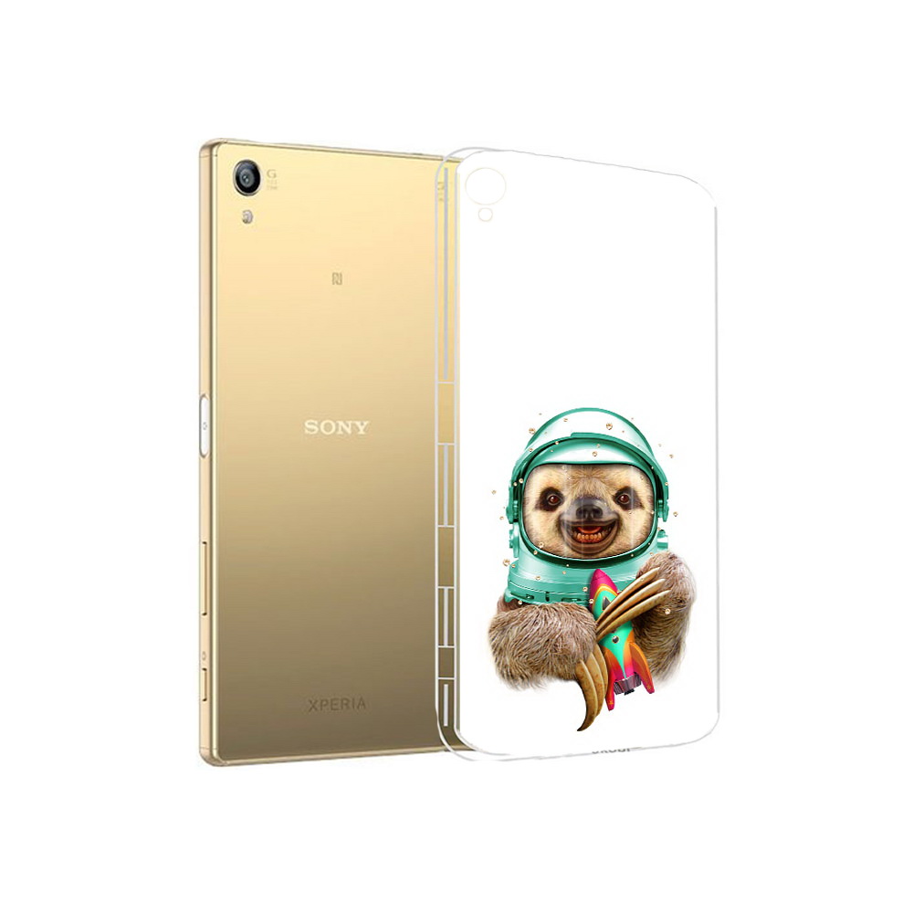 

Чехол MyPads Tocco для Sony Xperia Z5 Premium Ленивец астронавт (PT23243.222.104), Прозрачный, Tocco