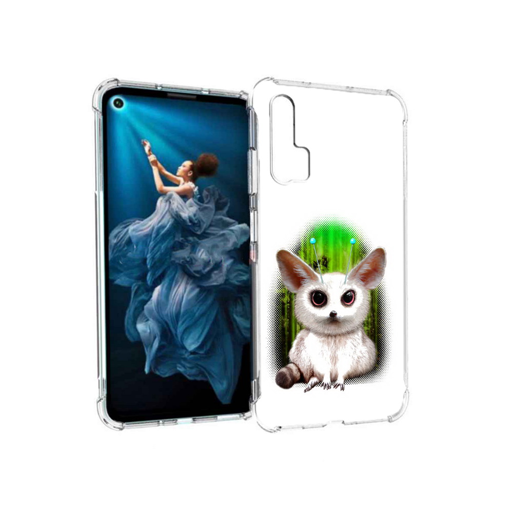 

Чехол MyPads Tocco для Honor 20 Pro пушистое животное (PT129185.18.560), Прозрачный, Tocco